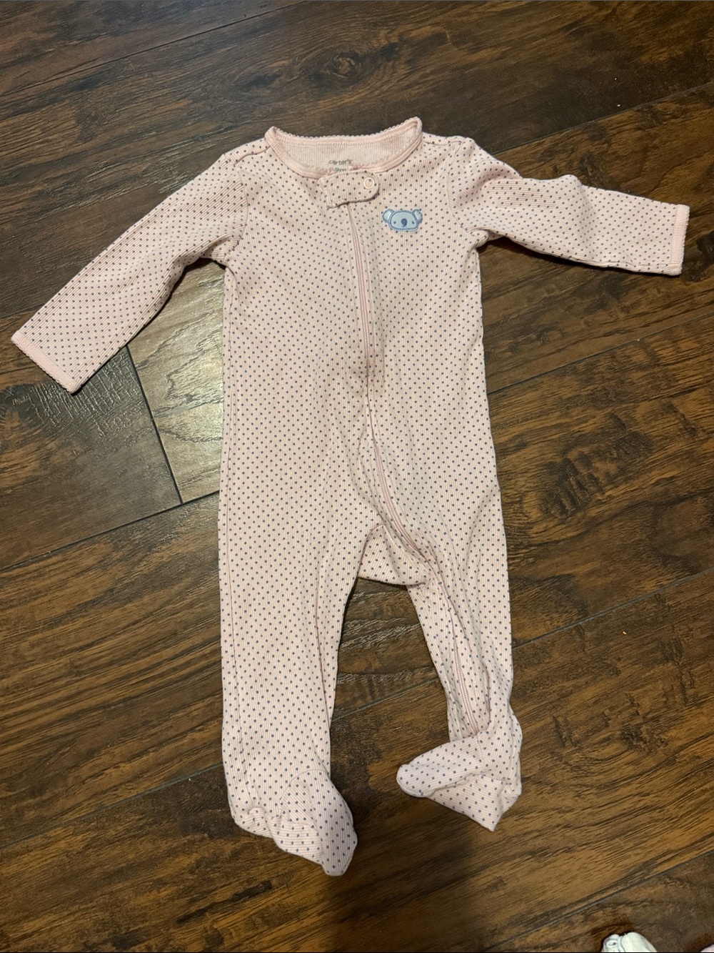 Koala Pink Polka Dot Kids One Piece